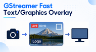 GStreamer Fast Text/Graphics Overlay