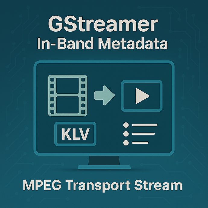 Gstreamer In-Band Metadata Support