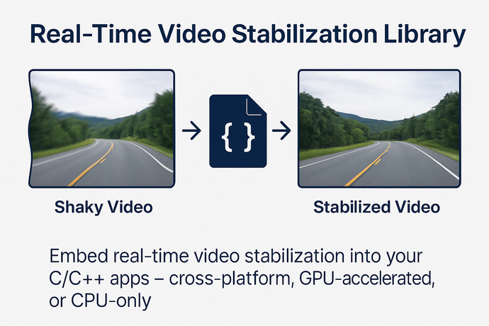 Real-Time Video Stabilization Library
